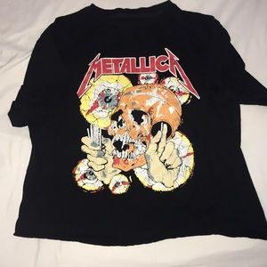 Metallica Cropped Tee
